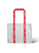 Bavlněná taška Jacquie Max s žakárovými uchy, 220 g/m²